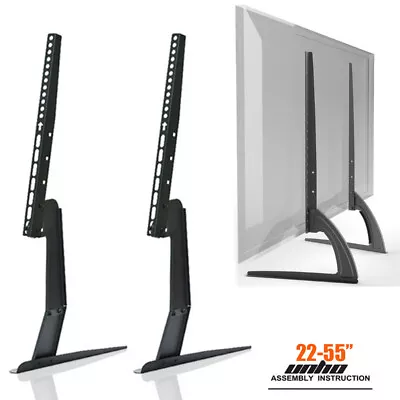 Table Top TV Stand Base Bracket Monitor Riser For 17-55 Samsung Vizio LG LCD/LED • $33.94