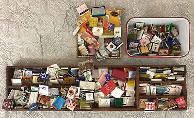 Extraordinary Matchbook Matchbox Collection Rare Vintage Travel Airline Railroad • $350