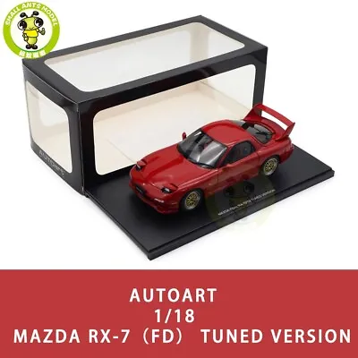 1/18 AUTOart 75969 Mazda RX-7 RX 7 FD Tuned Version Vintage Red Model Car • $314.42