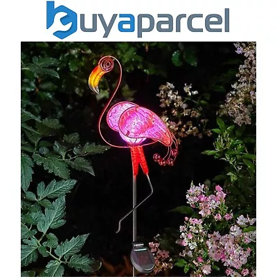 Smart Garden Flamingo Solar Stake Light Garden LED 1012630 • £21.62