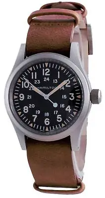 Hamilton Khaki Field Black Dial Mechanical H69439531 Men's Watch • £428.49