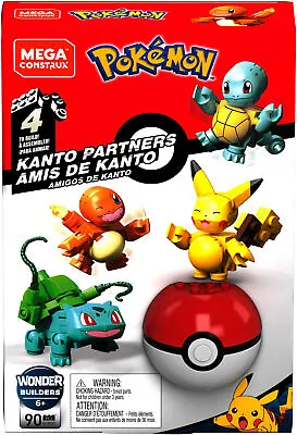 £17.99 • Buy Mega Construx Pokemon Pokeball 5Pk Kanto Partners Figure Set