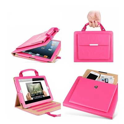 £14.39 • Buy Bag Leather Case Handbag Portable Cover Case For IPad 2 3 4 Mini Tablet Case UK