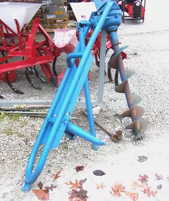 Used Blue  9   Complete Post Hole Digger (FREE 1000 MILE DELIVERY FROM KY) • $845