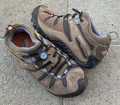 Merrell Chameleon Arc Stretch Hiking Trail Shoes Women’s 6 Brown Blue J87666 • $24.90