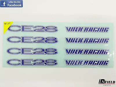 Japan Material 16''~17'' Volk Racing Ce28 High Quality Replacement Sticker #r002 • $36