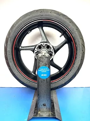 07-08 Yamaha Yzf R1 Rear Rim Wheel Tire Wooble Present Oem Tested • $75