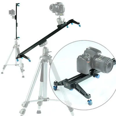 $58.14 • Buy 24  60cm DSLR Camera Studio Track Dolly Slider Video Stabilization Rail System
