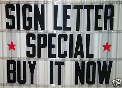 8 Inch Flexible Outdoor Portable Marquee Sign Letters  • $79.99