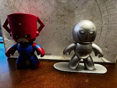 Mighty Muggs Figure Lot Galactus & Silver Surfer Marvel Hasbro • $0.99