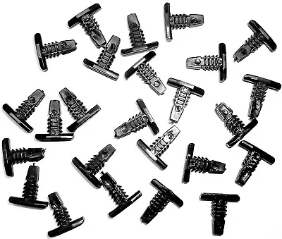 Chevy Door Weatherstrip Clips- Fit 3/16  Hole- 3/16  X 1/2  Head- 25 Clips- #065 • $11.95