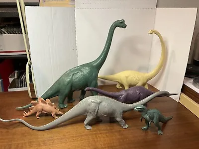 Lot Of 6 Invicta DINOSAURS British Museum 1980s Mamenchisaurus Diplodocus 1974 • $139.99