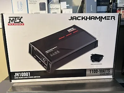 MTX Audio JH10001 Jackhammer Series 1100W X 1 @ 1-Ohm Class D Mono Block Amp • $339.99