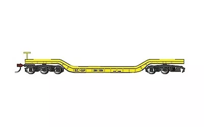 Bachmann 52' Center Depressed Flatcar Frisco #3900 - N Scale Model Train • $23.74