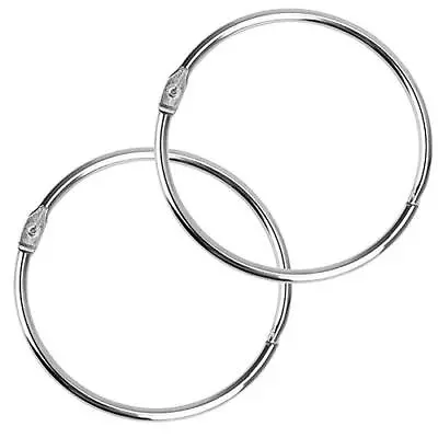 8 Pack 3 Inch Loose Leaf Binder Rings Large Metal Book Rings For Home Office • $7.62