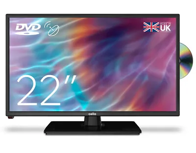 Cello 22” Inch Led Tv Freeview Hd & Dvd Usb Hdmi Full Hd 1080p Brand New • £159.99