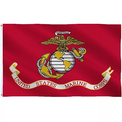 4x6 Ft Marine Army Corps Flag US Marine Corps Flags USMC Military Flags Banner • $13.45