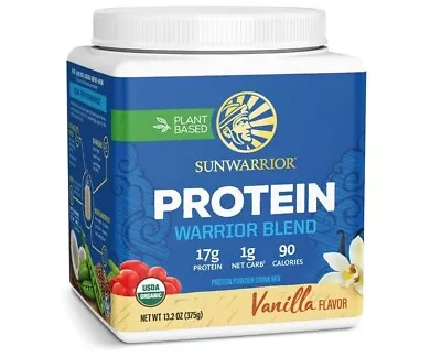 SunWarrior - Vanilla Warrior Blend Plant Based 13.2oz 02/22/2025 NEW • $18.99