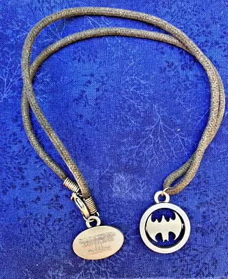 BATMAN Necklace Pendant VINTAGE DC Comics WARNER Bros Australia Movie World • $18