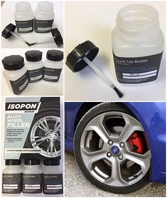 $16.14 • Buy Ford Fiesta Alloy Wheel Touch Up Paint Rock Metallic & Rado ST2 ST3 Repair Kit