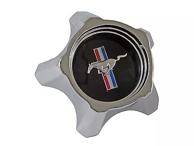 Mustang Wheel Cap Styled Steel Each 1967 Black - Scott Drake • $38.24