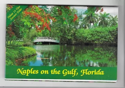 Postcard Folder-naples On The Gulf-marco Island-florida • $2