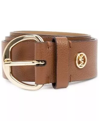 Michael Kors Women's  Pebbled Leather Belt -Color - Brown Choose Your Size • $28