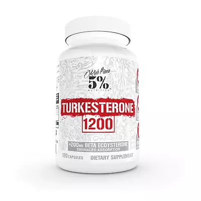 Rich Piana 5% Turkesterone 1200 Muscle Builder Strenght Gainer • $44.49