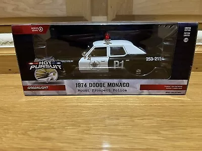 1974 Dodge Monaco Mount Prospect Police (illinois) 1/24 Model Greenlight 85561 • $50