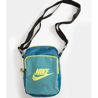 NIKE Heritage Crossbody Small Utility Bag Blue CV1408-404 Travel Unisex • $25