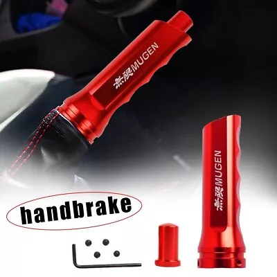 1PCS Mugen Red Aluminum Car Handle Hand Brake Sleeve Universal Fitment Cover  • $15.88