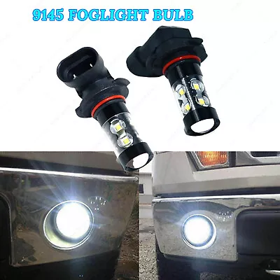 9145 LED Fog Light Bulb 6000K For Toyota Tundra 2007-2013 Tacoma 2005-2011 White • $8.77