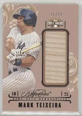 2014 Topps Triple Threads Unity Single Jumbo Relics Sepia /27 Mark Teixeira • $9.36