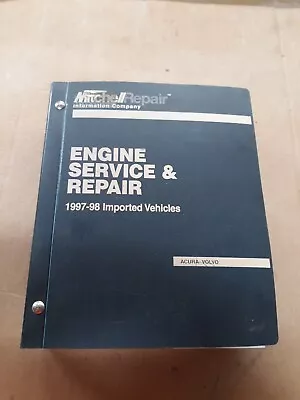 1997-98 Mitchell Acura To Volvo Imported Engine Service Repair Manual Book • $22.49