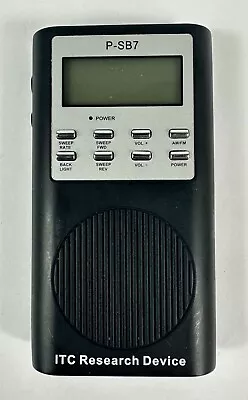 ITC Research Device P-SB7 Spirit Box Paranormal Ghost Hunter AM/FM Frequency • $60