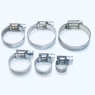 £4.20 • Buy 5 X Jubilee Clips Hose Pipe Clamp Mild Steel New Quality Heavy Duty UK Seller