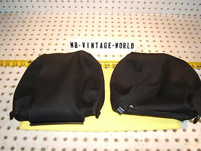 VW Mk4 2005 Jetta GLi Ri & Left Recaro Seat Cloth BLACK Head Rests OEM 1 Covers • $149