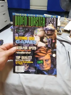 Vtg Video Toaster User Magazine  BLEEDING EDGE GAMES VOL 8 NO 8 • $24.99