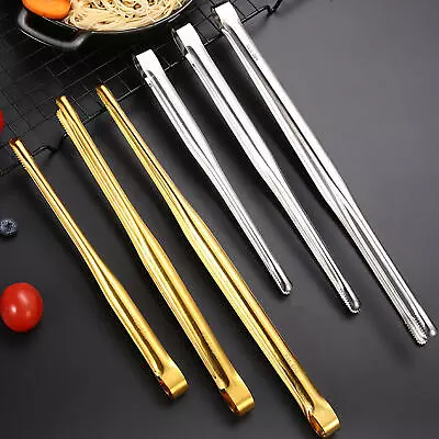 NEW Stainless Steel Kitchen Tongs Food Serving Grill Multi Purpose Cooking Tongs • $8.01