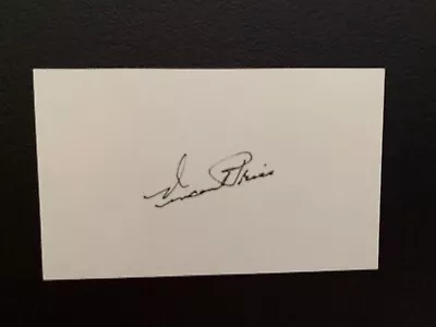 VINCENT PRICE Signed Autographed Card And Photo • $145