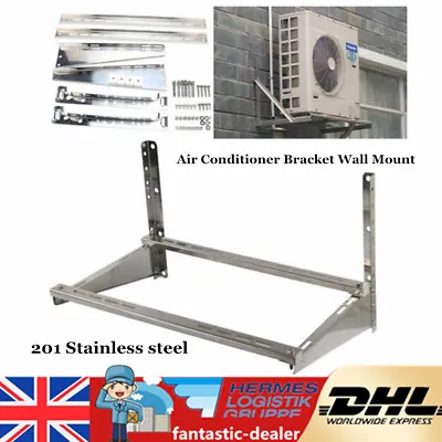 £38 • Buy Wall Mounting Bracket For Air Conditioner Stainless Steel Support Frame Rack