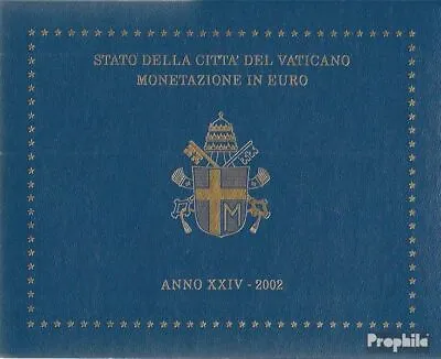 Vatican 2002 Mint Official Coin Setsatz 2002 Euro First Edition Pope Johannes PA • $854.58