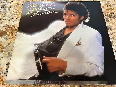 MICHAEL JACKSON  Thriller  QE38112 Sell RARE COVER ONLY Nice (No MJ) LP WARPED! • $4.99