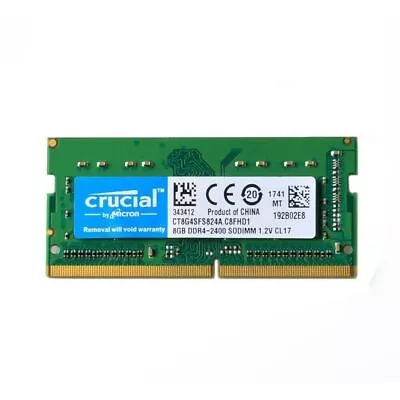 Crucial DDR4 16GB 8GB 4GB 3200 2666 2400 2133 Memory SODIMM Laptop RAM Notebook • $35.75