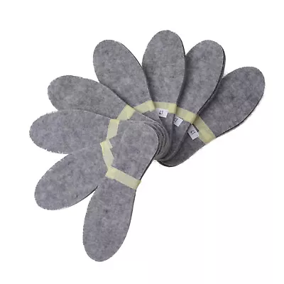 Thick Felt Insoles Shoes Boots Inner Soles Ladies Mens All Sizes  Warm Cosy • £2.97