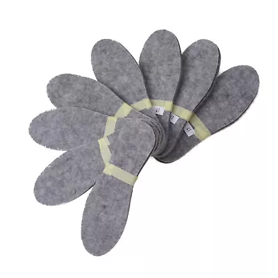 Thick Felt Insoles Shoes Boots Inner Soles Ladies Mens All Sizes Winter Insulate • £2.97