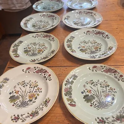 8 Adams China Ming Jade Green Calyx Ware 8 1/4  Salad Plates • $60