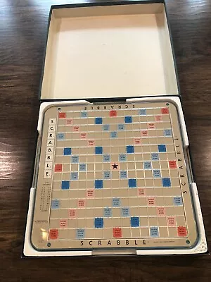 Vtg Selchow & Righter 1977 Deluxe Scrabble Game Turntable Edition Complete • $39