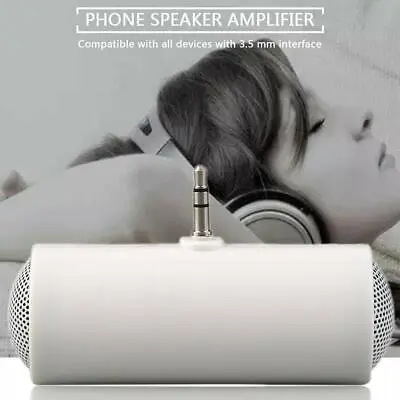 3.5mm Jack Plug In Mini Speaker Stereo MP3 Portable Phone Laptop Fits C3L8 • £6.03