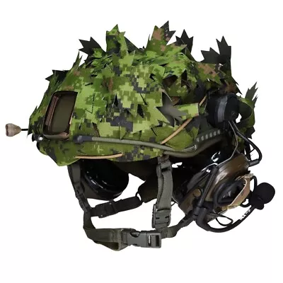 Scrim Fast Helmet Universal 3d Maple Leaf Net Cover Multicam Cadpat Woodland Etc • $29.26